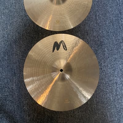 Masterwork Jazzmaster 14" Hi Hats T-1028g B-1138g w/ video demo of actual cymbal for sale image 1