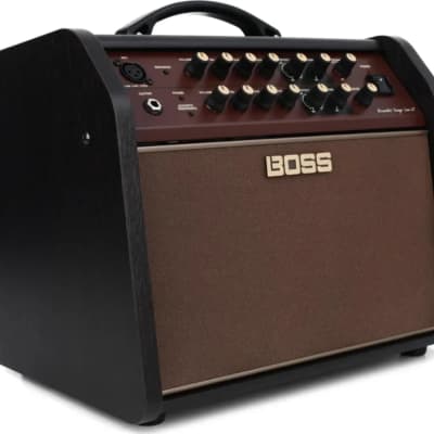 Boss Acoustic Singer Live LT Acoustic Guitar Combo Amplifier, 60W, Brown image 3