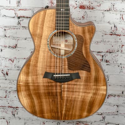 Taylor - 724ce - Acoustic-Electric Guitar - Koa/Koa - Hawaiian Koa - w/ Taylor Deluxe Hardshell Brown Case - x3038 for sale