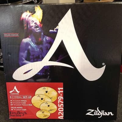 Zildjian A20579-11 14/16/20 A Custom Cymbal Pack Set w/ FREE 18" Crash image 2