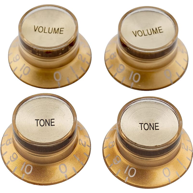 Top Hat Speed Control Knobs Les Paul Volume Tone Knobs Metric | Reverb