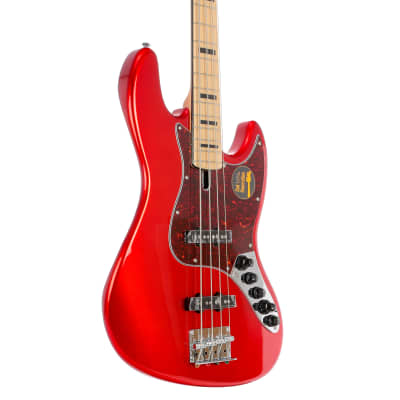Sire Marcus Miller V7 Vintage Swamp Ash-4 (2nd Gen) Electric Bass Guitar - Bright Metallic Red image 3