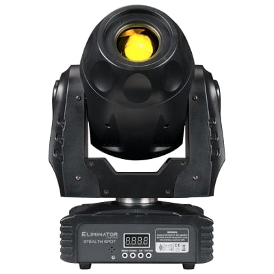 Eliminator Lighting Stealth Spot 60W LED DJ Club Moving Head Yoke Spot Light image 7