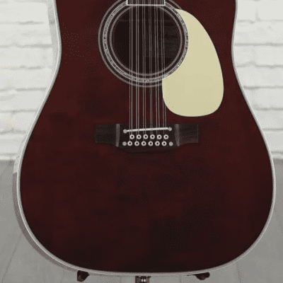 Takamine JJ325SRC-12 John Jorgenson  12-String Acoustic-Electric Guitar - Gloss Red image 1