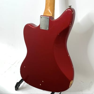 Fender Jaguar 1966 - Candy Apple Red Matched Headstock image 3