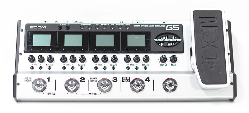 Zoom G5 Guitar Effects & Amp Simulator Pedal with Onboard 12AX7 Tube Booster image 1