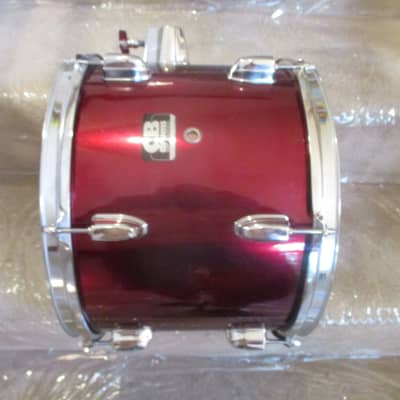 CB  700 13 Round X 10 Rack Tom, Wine Red, Hardwood Shell -- Excellent! image 5