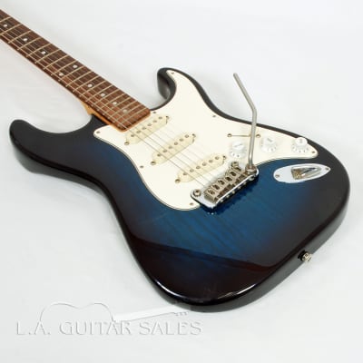 G&L Legacy USA Trans Blue Vintage 1998 With Case @ LA Guitar Sales image 3