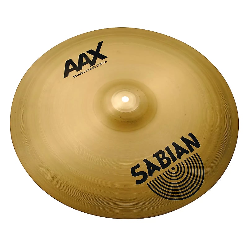 Sabian 18" AAX Studio Crash Cymbal 2002 - 2018 image 1