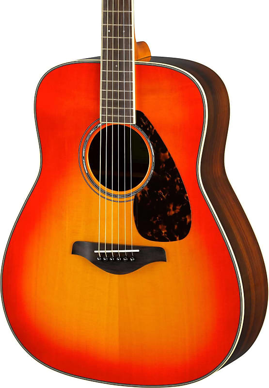 Yamaha FG830AB Spruce Top Folk Acoustic Guitar image 1