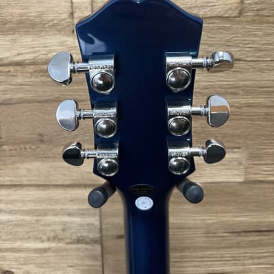 Epiphone Uptown Kat ES Semi Hollow Guitar- Sapphire Blue Metallic 7lbs  2oz. New! image 18