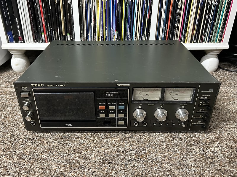 Vintage TEAC C-3RX 3-Head Stereo Cassette Deck PARTS/REPAIR READ  			