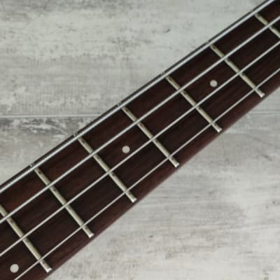 1989 Aria Pro II ASB-60 Integra Series Neckthrough Bass (Black) image 8