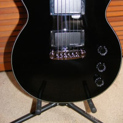 Ethan Hart Single Cut EH-1 mid 2010's - GLOSS BLACK With 8 Ply Binding NOS for sale