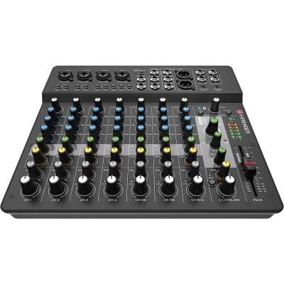 Harbinger LX8 8-Channel Analog Mixer with Bluetooth, FX and USB Audio