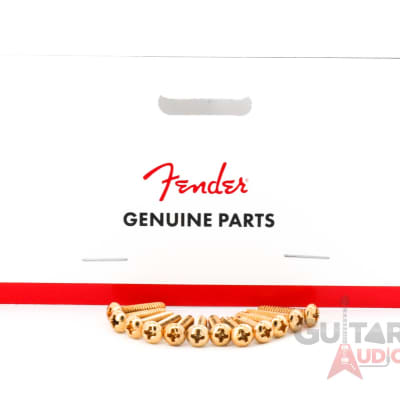 Genuine Fender GOLD Guitar Pickup/Switch Mounting Screws - Package of 12 image 4