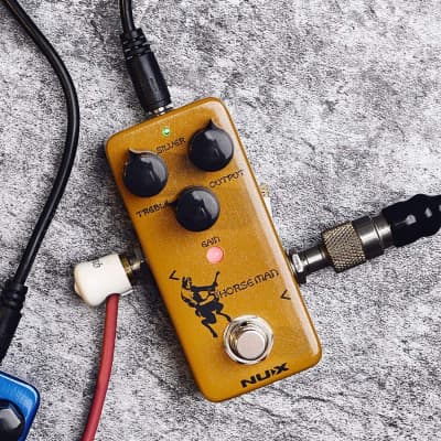 NUX Horseman Overdrive Guitar Effect Pedal with Gold and Silver modes image 5