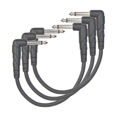 D'Addario Classic Series 6" Patch Cable - 3 Pack image 1