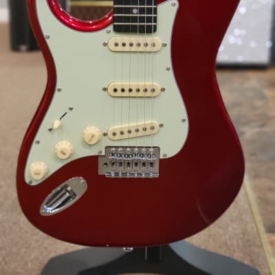 Tagima TW-500 Metallic Candy Apple Red Left Handed for sale