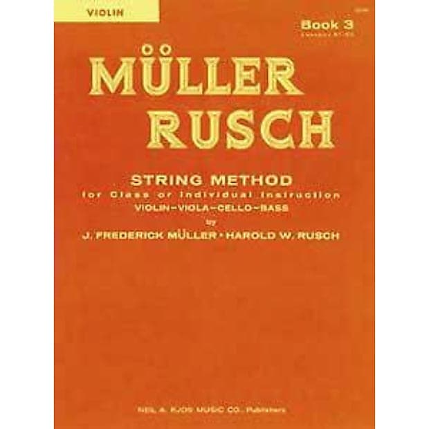 Muller-Rusch String Method Book 3 - Violin image 1