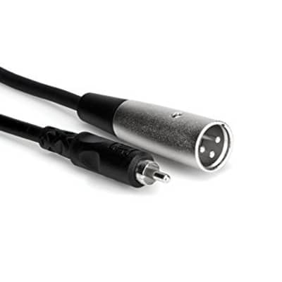 Hosa - XRM-110 - RCA Male to 3-Pin XLR Male Audio Cable - 10 ft. image 1