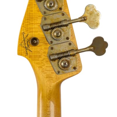New Fender Custom Shop Time Machine Collection '63 Jazz Bass Journeyman Aged Aztec Gold image 6