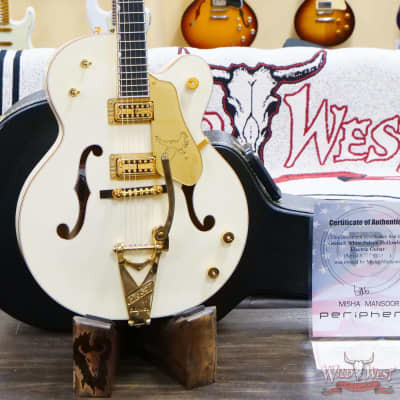 Gretsch G6136T-59  '59 Falcon Hollow Body with Bigsby Vintage White Owned by Misha Mansoor (Periphery) image 7