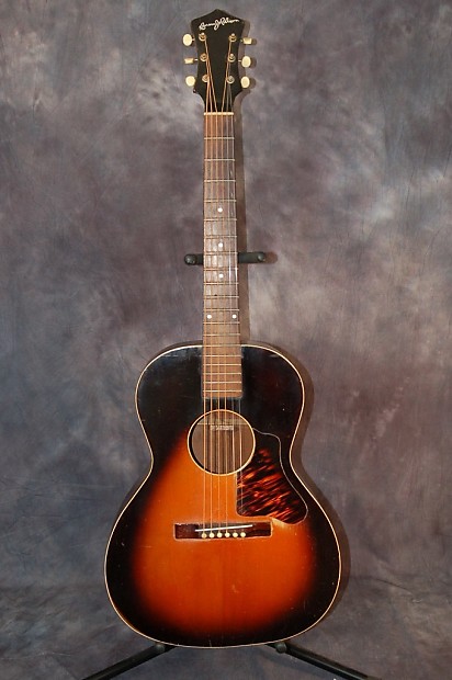 1938 Montgomery Wards Carson J Robison Cowboy Guitar Sunburst image 1