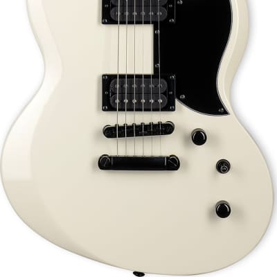 ESP LTD VIPER-256 Electric Guitar, Roasted Jatoba Fingerboard, Olympic White image 1