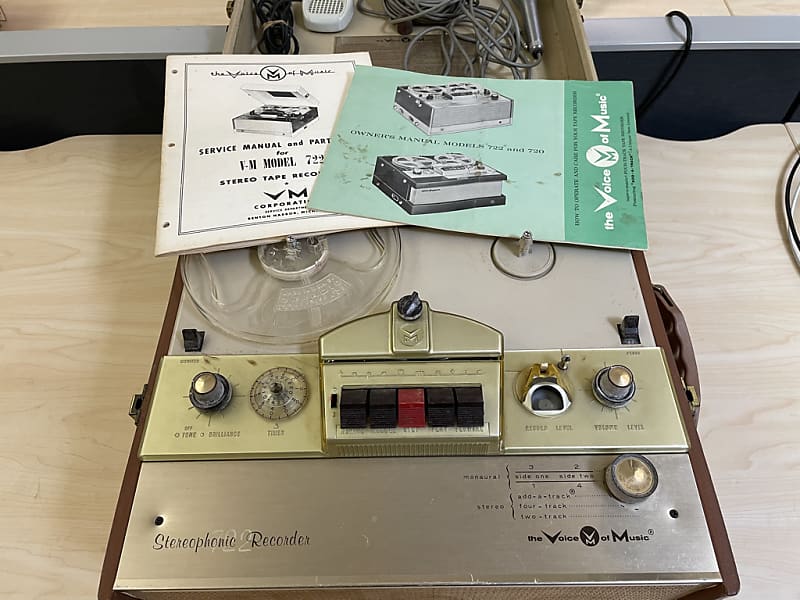 1961 Voice Of Music V-M 722 Stereophonic Tape Recorder