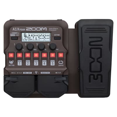 Zoom A1X Four Multi-Effects Processor w/ Expession Pedal for Guitar, Sax, etc. image 1