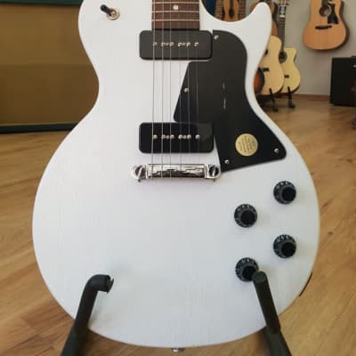 Gibson  Les Paul Special Tribute with P-90s In Worn White 2021 Worn White image 1