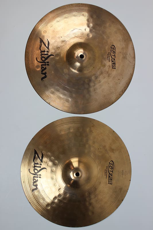 Zildjian 14" ZBT Plus Medium Hi-Hat Cymbals (Pair) 	1998 - 2001 image 1