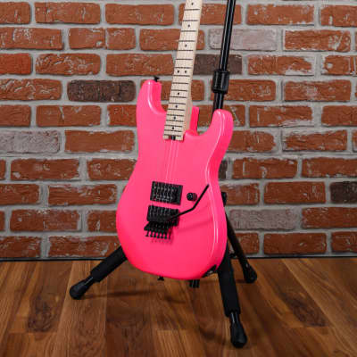 Charvel USA Custom Shop San Dimas Namm Edition #606 Master Built by “Red” Dave Nichols Neon Pearl Pink 2025 w/OHSC (B-stock) image 5