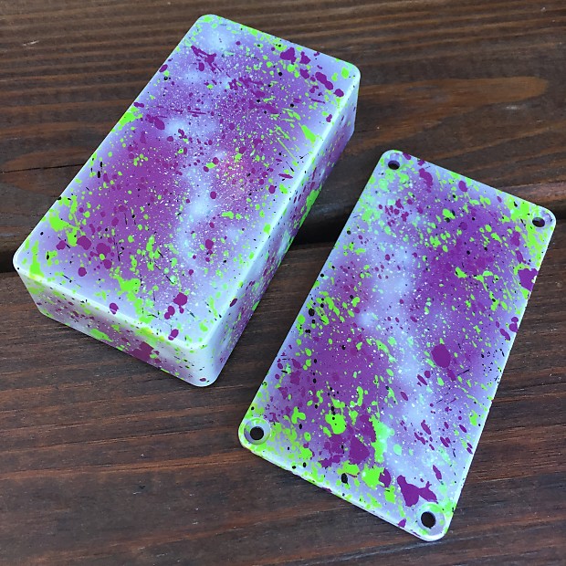 1590B Custom Painted Guitar Stompbox Pedal Enclosure Rich Reverb
