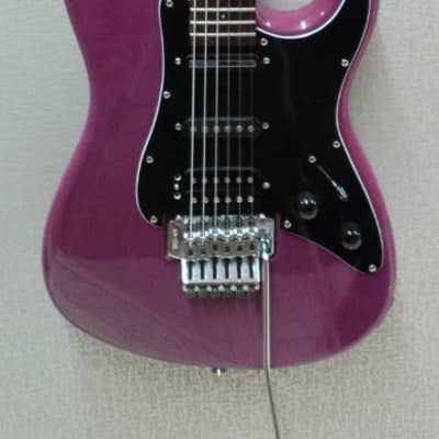 Charvel Jackson Double Cutaway Partscaster Electric Guitar, Purple Finish w/Bag image 1