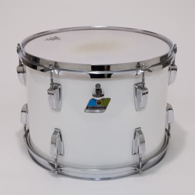 Ludwig Vintage Custom Drum Kit, Late 70s, 6-ply Maple/Poplar, White Cortex, B/O Badges with extras image 11