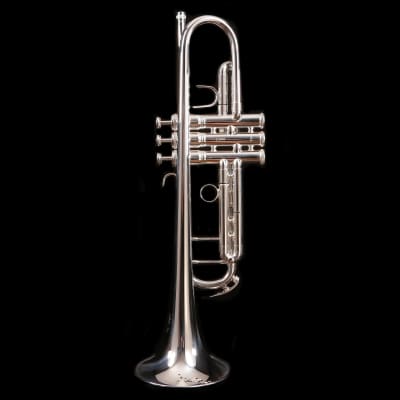 King 1117SP King Marching Brass - Background Brass Silver-Plate Finish image 3