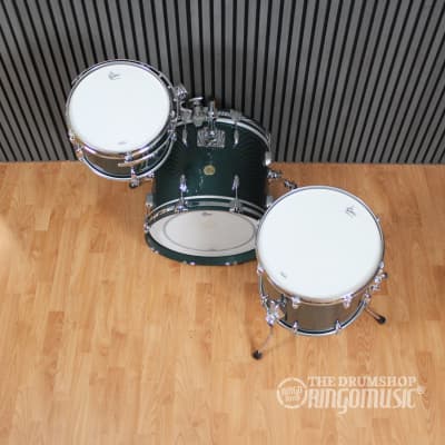 Gretsch Usa Custom Cadillac Green Gloss 18" - 12" - 14" 3pcs image 8