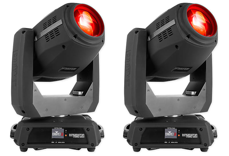 (2) Chauvet DJ Intimidator Hybrid 140SR Moving Head Beam, Spot, Gobo DMX Lights image 1