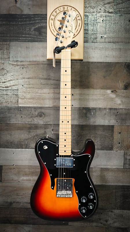 Fender Japan Telecaster Custom 72 Vintage Reissue 3-tone Sunburst Wide Range and Custom Shop bridge pickup - CIJ image 1