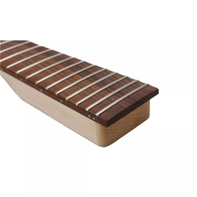 Ibby Style 24 Fret Guitar Neck - Maple & Rosewood image 5