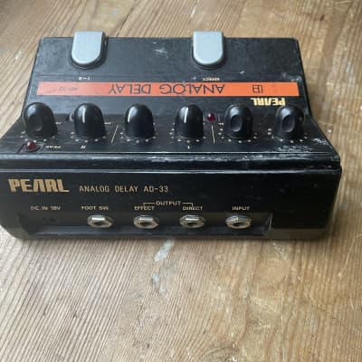Vintage 1980s Pearl AD33 AD 33 Analogue Analog delay guitar pedal made in Japan image 2
