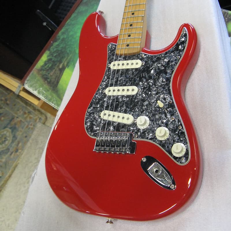 Fender Mexico 1994~5年製 ストラトキャスター レッド Fender Stratocaster 1994 - Red Squier Series Mexico | Reverb
