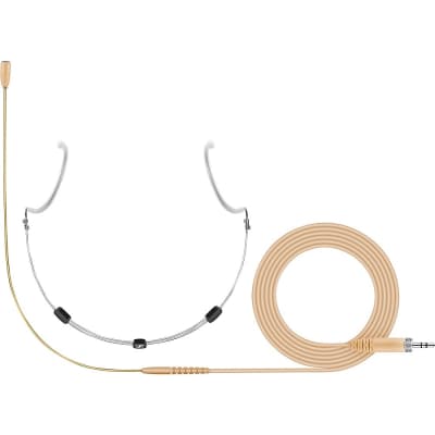 Sennheiser HSP Essential Omni in Beige With EW Wireless Connector Regular