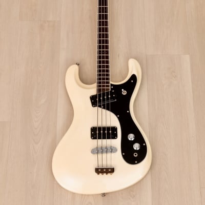 2000s Mosrite Custom '65 Ventures Model Bass Pearl White, Kurokumo Japan image 2