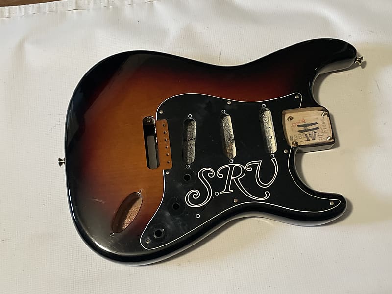 2013 Fender USA Stevie Ray Vaughan SRV Signature Stratocaster Guitar Body w/ Guard image 1