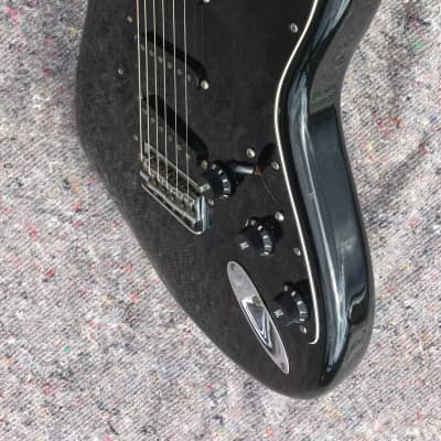 Fender Stratocaster Hardtail 1975 Black Maple Fingerboard image 6