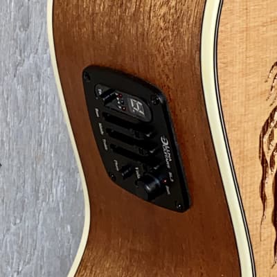 New Luna Henna Dragon Spruce Acoustic/Electric Guitar, Help Support Small Business & Buy It Here ! image 8