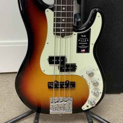 Fender American Ultra Precision Bass with Rosewood Fretboard - Ultraburst image 2